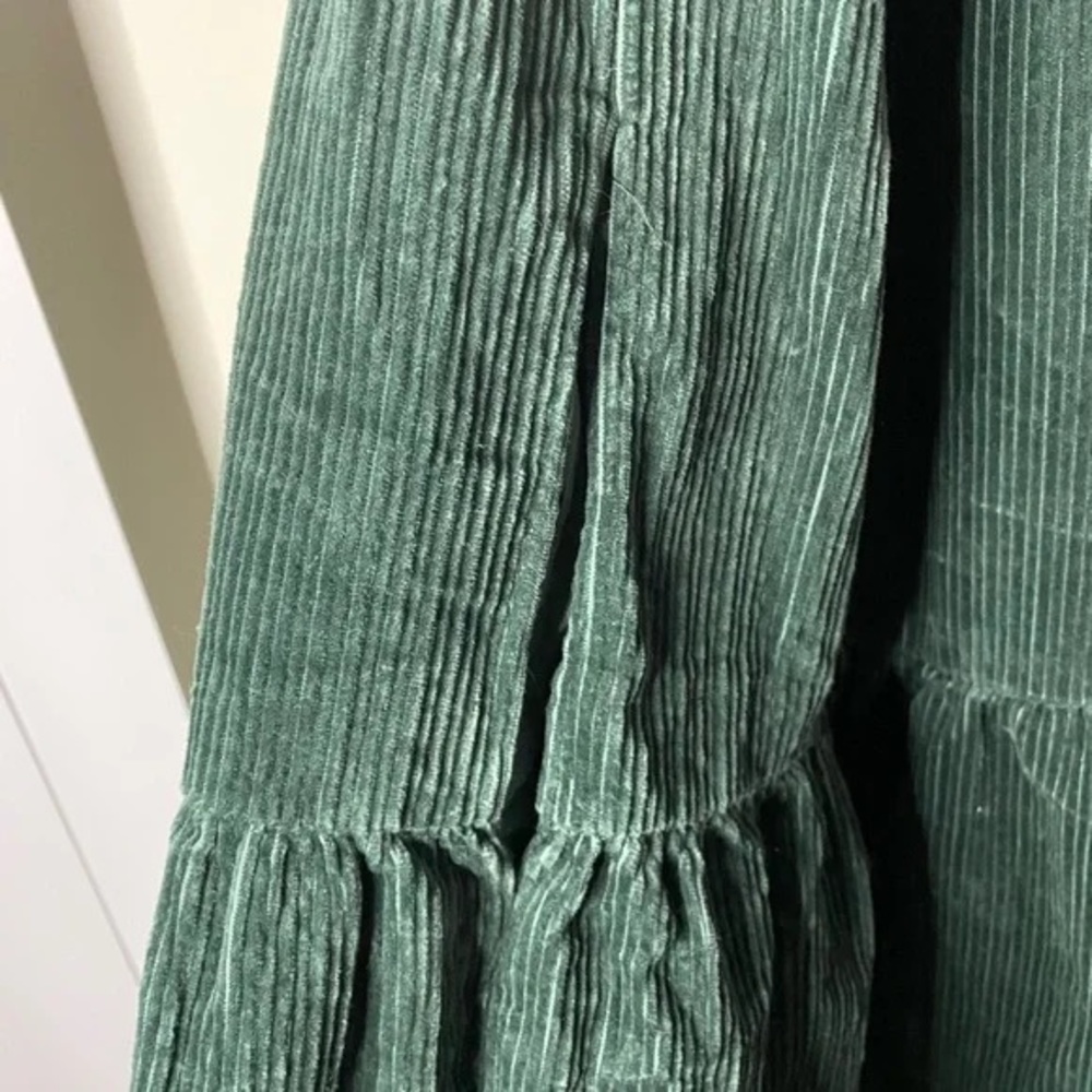Madewell Plus Aidy Corduroy Square Neck Tiered Dress - Picture 9 of 13